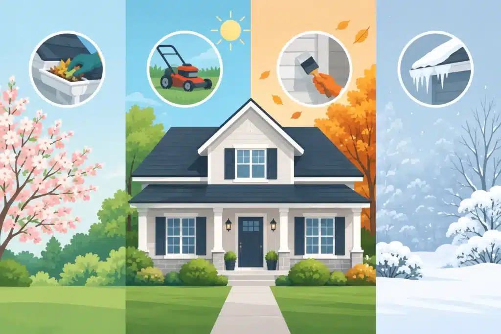 Home Exterior Maintenance Checklist for Every Season